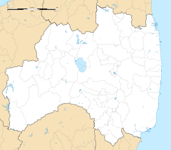 Mapa lokalizacyjna Fukushimy