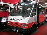GM bus bus 1676 (D676 NNE), Museum Transportasi di Manchester, 30 juni 2007.jpg