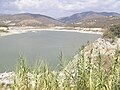 The reservoir next to the Germasogeia Dam