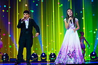 Gabriela Yordanova & Ivan Stoyanov at stage of JESC 2015.jpg