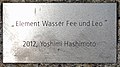 Element Wasser Fee und Leo von Yoshimi Haschimoto, 2012, Bundesallee 1-12, Berlin-Wilmersdorf, Deutschland
