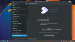 Gentoo Live GUI USB running KDE.png