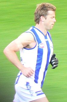 Archer playing for North Melbourne during the 2007 AFL Season Glenn archer.jpg