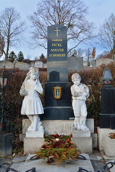 File:Grave Pickl - Mayer - Schubert, Baumgartner Friedhof 02.jpg