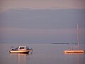 Greifswalder Bodden durig sunset