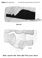 Grotta degli Schiavi disegnata dal De Bosis