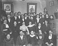 Group at Osborn family home including family members Maude lower left, Mabel and Dee right rear, probably 1910 (PORTRAITS 2379).jpg