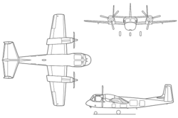 Grumman OV-1 Mohawk tekening.png