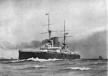 Drawing of Centurion at sea HMS Centurion (1892).jpg