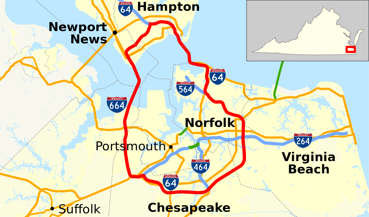 File:Hampton Roads Beltway map.svg - Wikipedia.