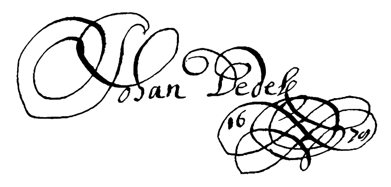 File:Handtekening van Johan Dedel (1636-1715), burgemeester van Den Haag.svg