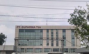 Headquarters of PT Suparma Tbk 2018-01-28 (cropped).jpg