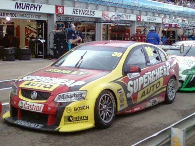 The Paul Morris Motorsport Holden VE Commodore of Russell Ingall at the 2011 Clipsal 500 Adelaide