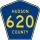 County Route 620 marker