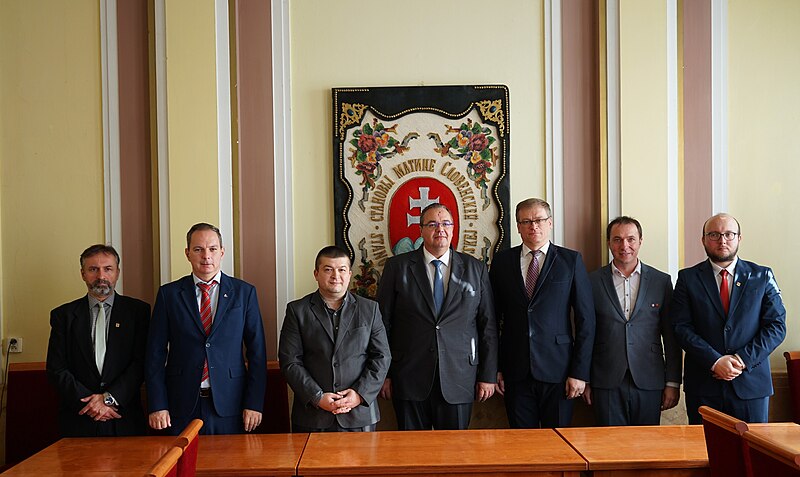 File:Hungarian Ambassador Csaba Balogh in Slovak Matica.jpg