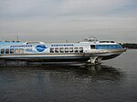 Schip "Perseus" van het type "Meteor" op de rivier de Neva, 2009.