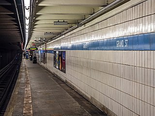 Grand Street station (IND Sixth Avenue Line) New York City Subway station in Manhattan