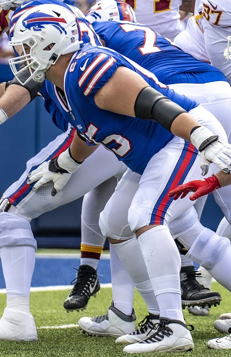 Buffalo Bills vs Detroit Lions Buffalo Bills offensive guard Ike