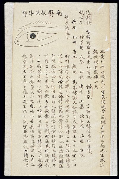 File:Illustration from Ming Chinese ophthalmology text, Ms copy Wellcome L0039708.jpg