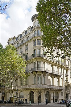 File:Balcon art nouveau d'Auguste Dondelinger, 23 avenue de Messine, Paris  2018.jpg - Wikimedia Commons