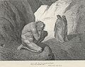 Plutos im vierten Kreis der Hölle, Illustration von Gustave Doré