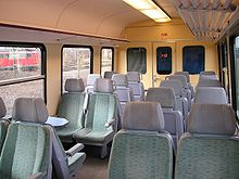 Interior of 614 002 after modernisation (31 March 2006) Inneneinrichtung 614 2. Klasse.jpg