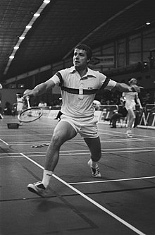 Internationale open Nederlandse kampioenschappen badminton wereldkampioen Flemmi, Bestanddeelnr 930-1166.jpg