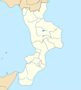 Se på det administrative kartet over Calabria