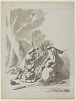 Śmierć wielkiego księcia Jawnuty, Ignacy Gierdziejewski (1850)