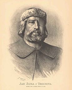 Ján Žižka z Trocnova na portréte Jana Vilímka