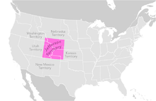 Map of the extralegal Territory of Jefferson Jefferson territory.png