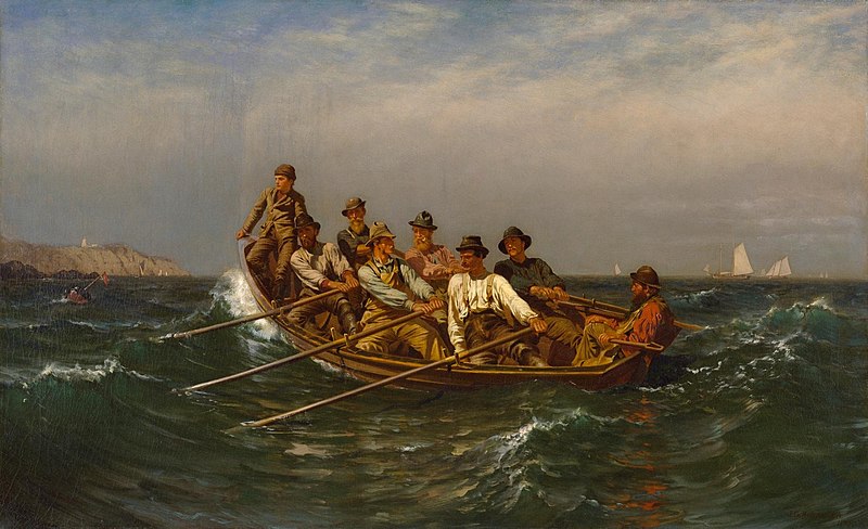 File:John George Brown - Pull for the Shore.jpg