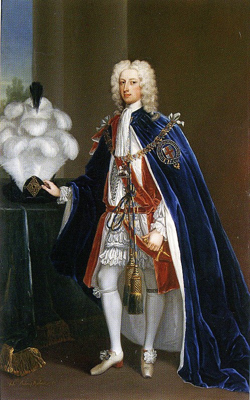 John Manners, 3rd Duke of Rutland in Garter robes, by Charles Jervis, 1725, Belvoir Castle