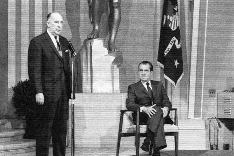 File:John Mitchell speaking with President Nixon.jpg