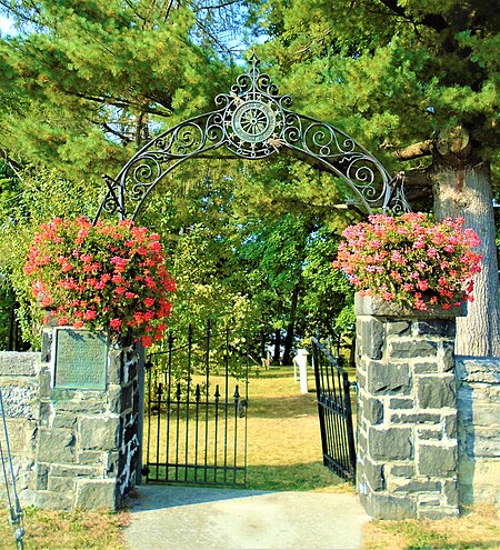 Johnstown Colonial Cemetery entrance