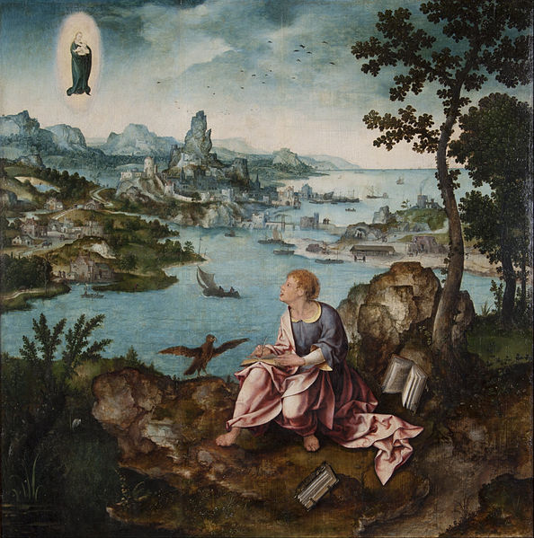 File:Joos van Cleve and Lucas Gassel - St. John the Evangelist on Patmos - Google Art Project.jpg