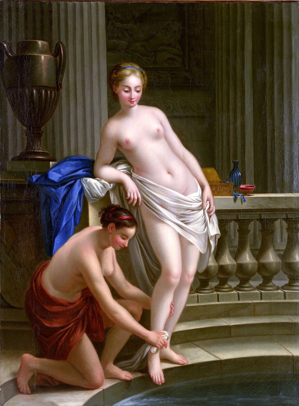 File:Joseph-Marie Vien - Greek Woman at the Bath.JPG - Wikimedia