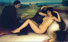 Venus of Poetry (1913), by Julio Romero de Torres, Bilbao Fine Arts Museum. Julio Romero de Torres - Venus of Poetry - Google Art Project.jpg