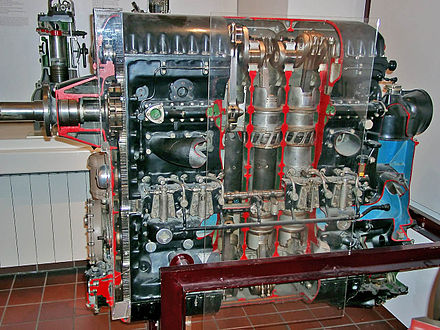 1932 Junkers Jumo 205 diesel aircraft engine