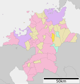 川崎町 (福岡県)位置図