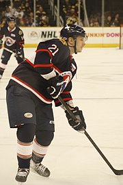 Porter at the 2013 AHL All-Star Game. Kevin Porter AHL.jpg