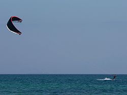 Kitesurfing