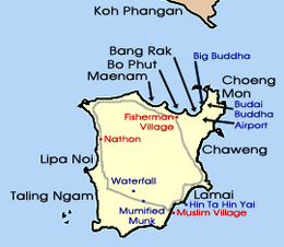 Mapa de Koh Samui (pequeño) .png