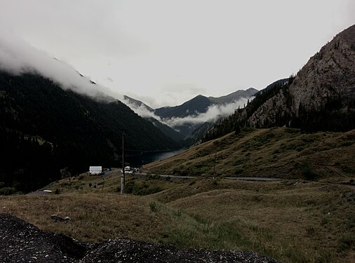 Kolsai lakes. Mountains