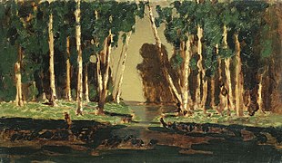 A Birch Grove, State Tretyakov Gallery, Inventory No. 11088