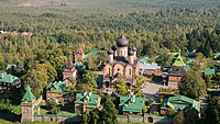 Pühtitsa Convent in Estonia from 19th century