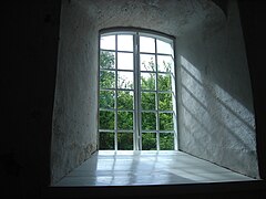 View of a window (and the 1.34 metre-thick walls)