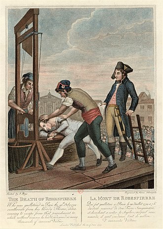Exécution de Maximilien de Robespierre - Wikiwand