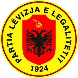 <span class="mw-page-title-main">Legality Movement Party</span> Albanian political party