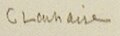 Lachaise, Gaston, signature of Gaston Lachaise from 1891.jpg
